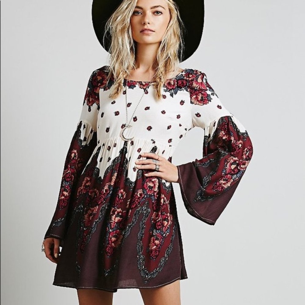 Free People Free Falling Tapestry Dress